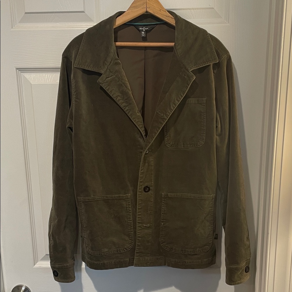Olive Green Men's Chore Coat Jacket Houston White for Target Brushed Cotton